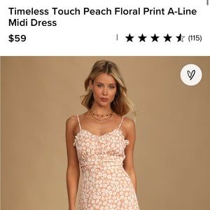 Lulus Floral Print Dress
